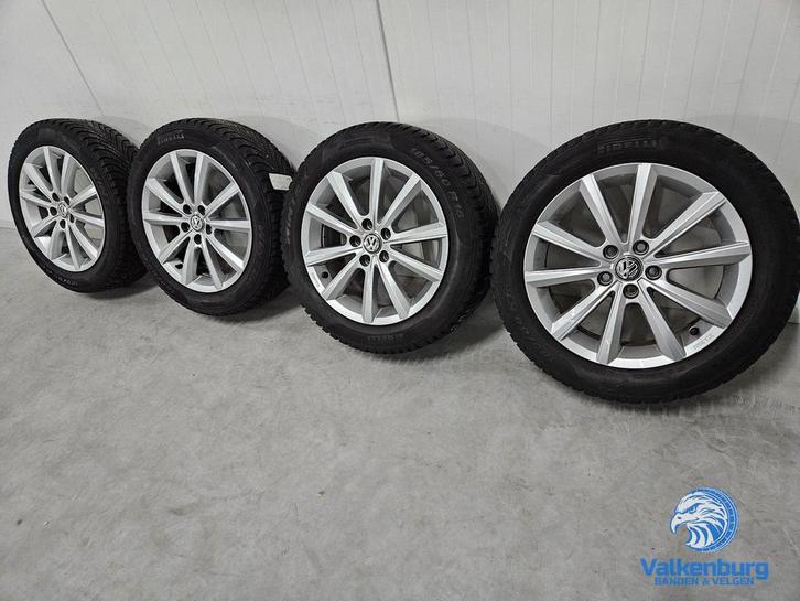 Originele VW Polo 6 AW Merano 2G 16 inch velgen 5x100 winter, Auto-onderdelen, Banden en Velgen, Banden en Velgen, Winterbanden