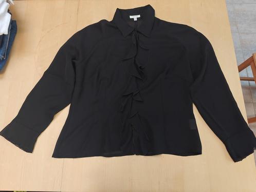Zwarte blouse maat 44, Kleding | Dames, Blouses en Tunieken, Zo goed als nieuw, Maat 42/44 (L), Zwart, Ophalen of Verzenden