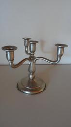 Tinnen kandelaar, Antiek en Kunst, Ophalen