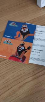 Billet bellewaerde Park, Tickets en Kaartjes, Recreatie | Pretparken en Attractieparken, Drie personen of meer, Ticket of Toegangskaart