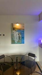 Romantic sunset” 110x70, Antiek en Kunst, Ophalen of Verzenden