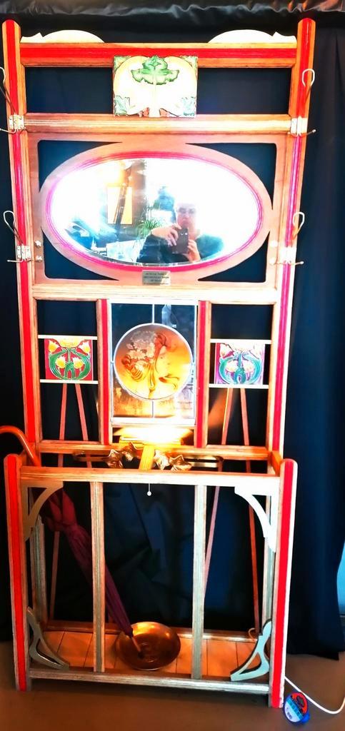 Art nouveau kapstok, Antiek en Kunst, Antiek | Meubels | Kasten, Ophalen of Verzenden