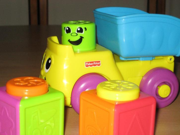 Lachende truck van Fisher Price, Kinderen en Baby's, Speelgoed | Fisher-Price, Zo goed als nieuw, Auto of Voertuig, Ophalen of Verzenden