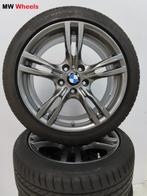 BMW 18 inch M velgen 3 serie F30 F31 4 F36 zomerbanden, Auto-onderdelen, Banden en Velgen, 18 inch, Gebruikt, Banden en Velgen