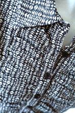 stijlvol zilver zwart vintage dressing blouse, Kleding | Dames, Vintage Dressing, Zwart, Maat 42/44 (L), Ophalen of Verzenden