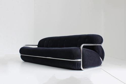 Vintage italiaanse design sofa Mario Sabot, Maison & Meubles, Canapés | Sofas & Chaises Longues, Utilisé, Trois personnes, 200 à 250 cm