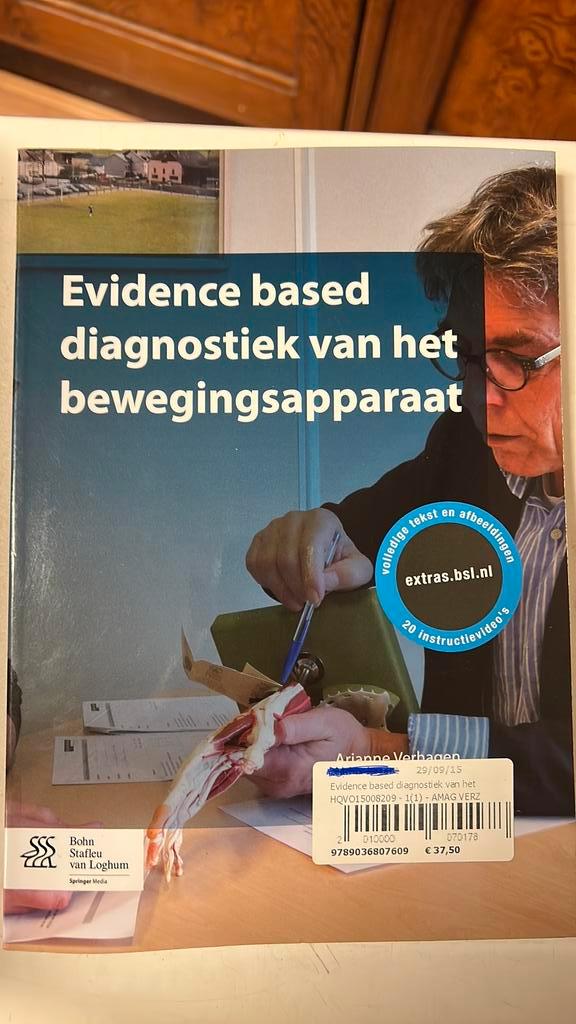 Evidence based diagnostiek van het bewegingsapparaat, Boeken, Wetenschap, Ophalen