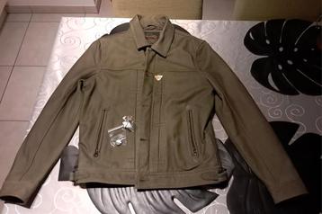 Norton vintage stijl lederen jas beschikbaar voor biedingen