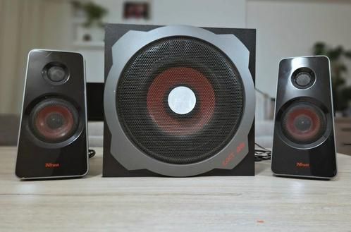 Trust GXR 38 2.1 Speakerset, Computers en Software, Pc speakers, Gebruikt, Ophalen of Verzenden