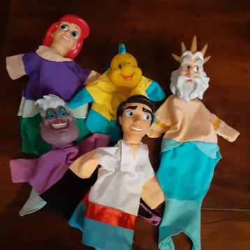 De kleine zeemeermin handpoppen poppenkastpoppen  beschikbaar voor biedingen