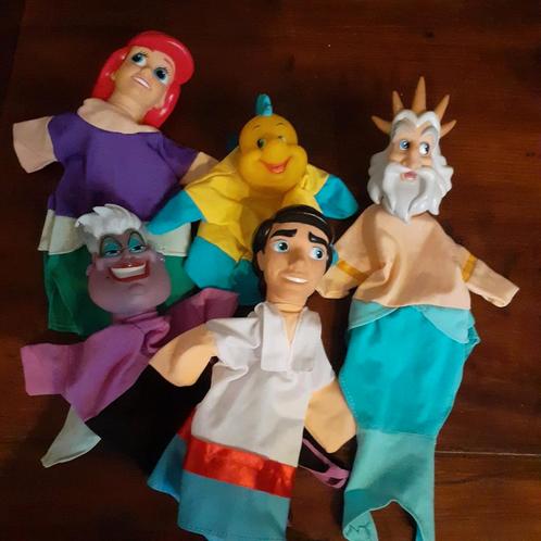 De kleine zeemeermin handpoppen poppenkastpoppen, Verzamelen, Poppen, Zo goed als nieuw, Ophalen of Verzenden