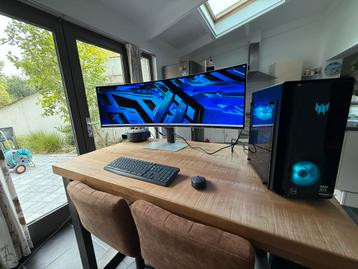 High end game pc i7 13700 met 49 inch oled nieuw, Enlèvement, Avec moniteur, SSD