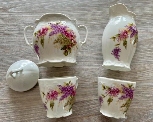 Thee-/koffieset, porselein, jaren 20, Antiek en Kunst, Antiek | Servies compleet, Ophalen