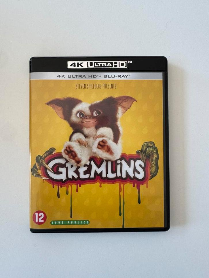 Gremlins 4k uhd bluray, Cd's en Dvd's, Blu-ray, Zo goed als nieuw, Horror, Ophalen of Verzenden