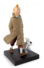 Tintin Figurine Tintin en trench coat et Milou – 60 cm, Enlèvement, Neuf