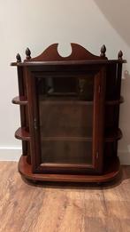 Vintage vrijstand / muurhangend vitrinekastje, Huis en Inrichting, Ophalen, Gebruikt