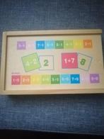 Houten kistje met rekenoefeningen, Kinderen en Baby's, Speelgoed | Educatief en Creatief, Ophalen, Zo goed als nieuw