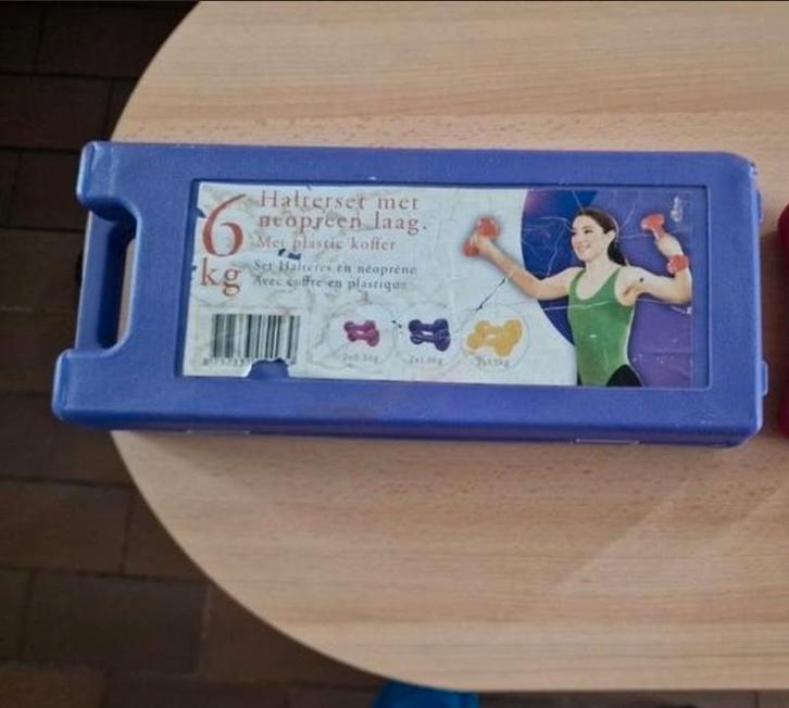 Halters 6 kilo, Sports & Fitness, Appareils de fitness, Comme neuf, Enlèvement