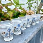6 tasses vintage en faïence, Enlèvement ou Envoi