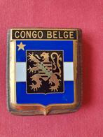 Congo België auto badge., Collections, Collections Autre, Comme neuf, Enlèvement ou Envoi
