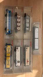 Lot van 7 fleischmann wagons, Ophalen, Gebruikt, Gelijkstroom, Fleischmann