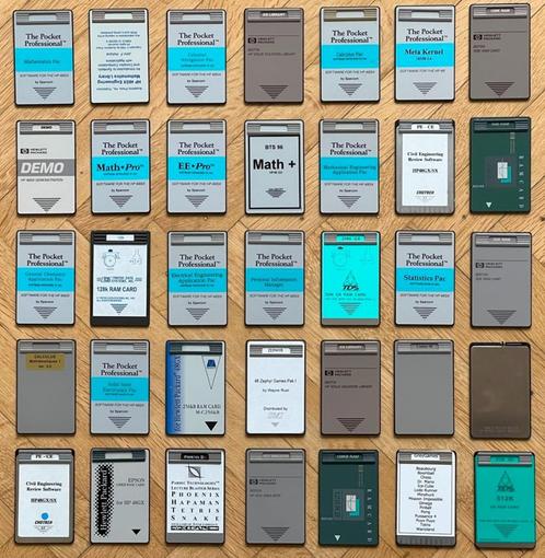 Différentes cartes d'application et RAM pour la HP 48SX 48GX, Divers, Calculatrices, Utilisé, Enlèvement ou Envoi