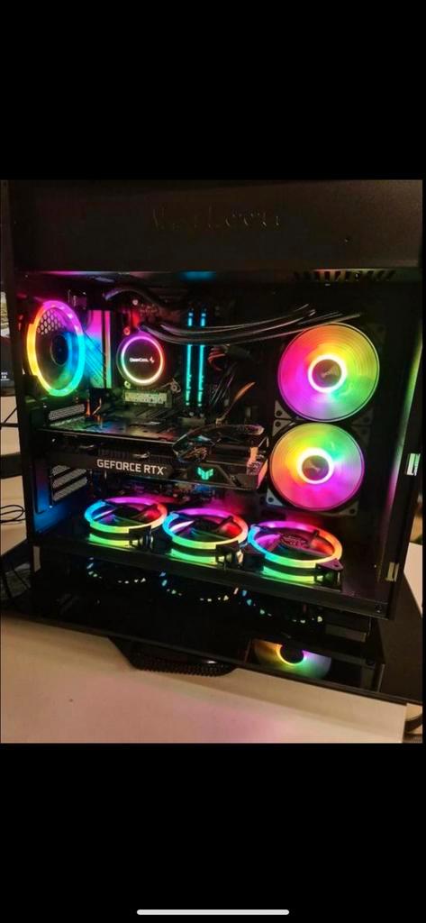 Watergekoelde gaming pc tekoop, Computers en Software, Desktop Pc's, Zo goed als nieuw, SSD, Gaming, Ophalen