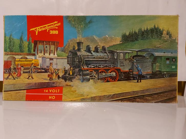 Fleischmann startset 3000, Hobby en Vrije tijd, Modeltreinen | H0, Gebruikt, Treinset, Gelijkstroom, Fleischmann, Analoog, Ophalen of Verzenden