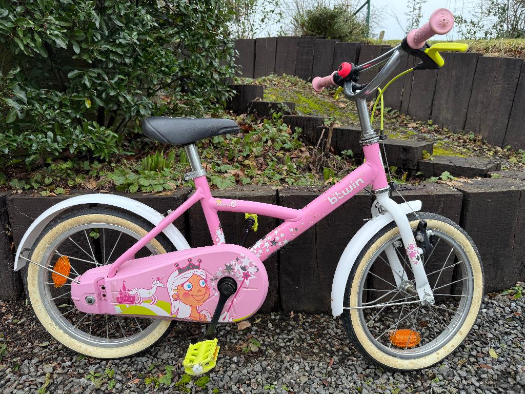 velo fille, Vélos & Vélomoteurs, Enlèvement, Comme neuf, 16 pouces, B’twin