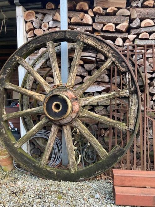 Karrewiel, Antiek en Kunst, Curiosa en Brocante, Ophalen