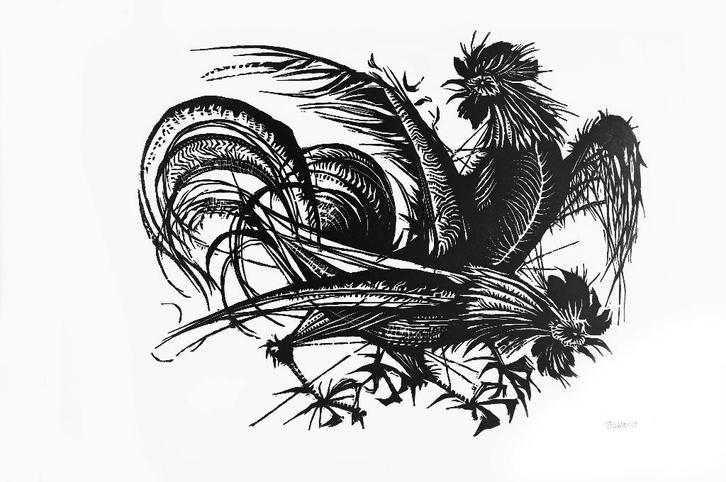 Hout gravure of xylografie, Antiquités & Art, Art | Eaux-fortes & Gravures, Enlèvement