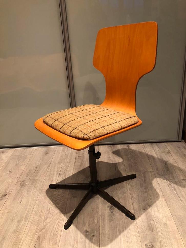 vintage zeldzame FLÖTOTTO stoel / bureaustoel Adam Stegner, Antiek en Kunst, Curiosa en Brocante, Ophalen of Verzenden