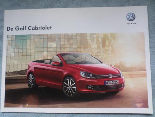 Volkswagen Golf Cabrio 2012 Brochure, Boeken, Auto's | Folders en Tijdschriften, Volkswagen, Ophalen of Verzenden