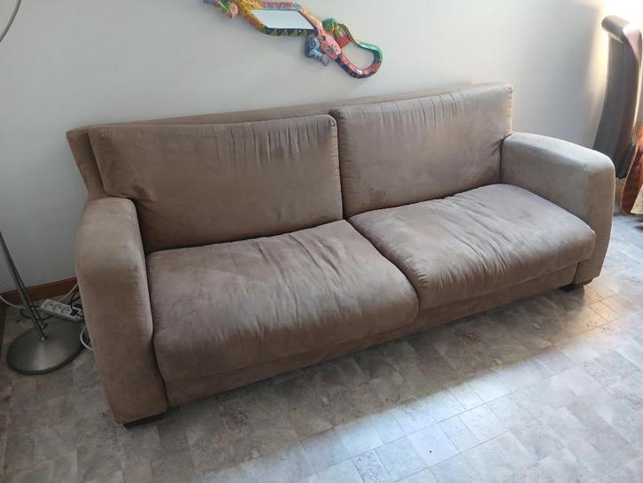 Alcantara sofa thuis van de wereld 3 zitplaatsen, Huis en Inrichting, Zetels | Zetels, Gebruikt, Rechte bank, Driepersoons, 150 tot 200 cm