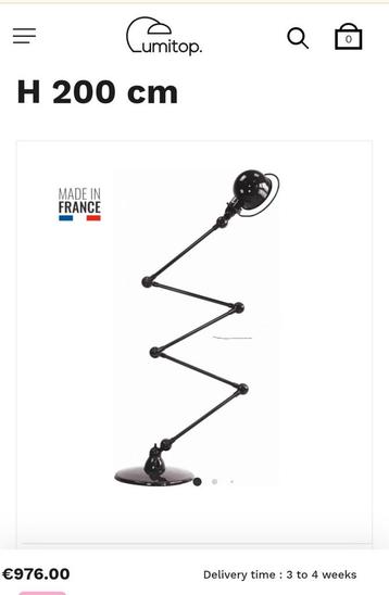 Jielde 5 arms vloerlamp, Enlèvement