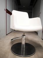 Kappers stoelen, wit verstelbaar en in goede staat, Huis en Inrichting, Gebruikt, Wit, Ophalen