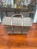 Antiek Victoriaans rieten perronmandje., Ophalen of Verzenden, Zo goed als nieuw