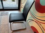 Buisframe stoelen, Huis en Inrichting, Ophalen, Gebruikt, Zwart, Stof