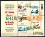 2014 De groote oorlog OBP BL220**, Postzegels en Munten, Orginele gom, Ophalen of Verzenden, Zonder stempel, Postfris