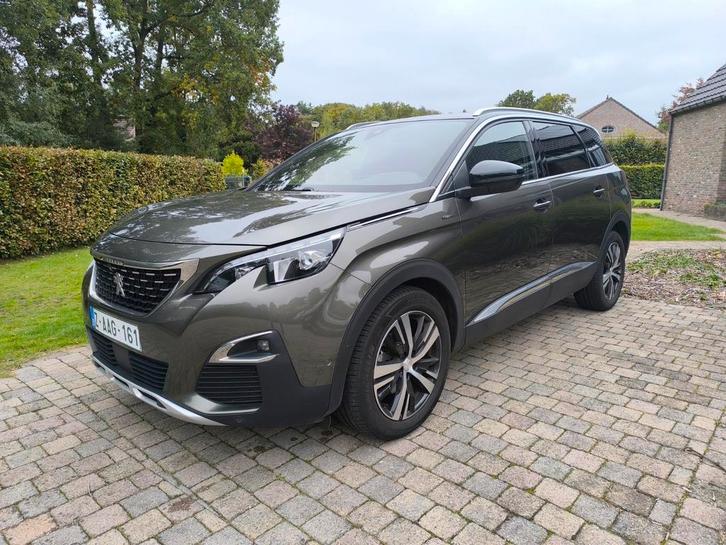 Peugeot 5008 GT-line  AUTOMAAT  7zitplaatsen met GARANTIE, Auto's, Peugeot, Bedrijf, Te koop, 360° camera, ABS, Achteruitrijcamera