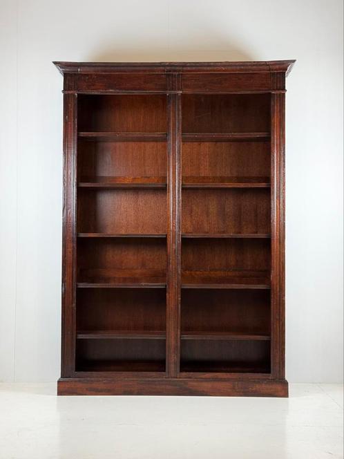 Boekenkast eiken klassiek groot, Antiek en Kunst, Antiek | Kantoor en Zakelijk, Ophalen