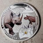 munt Zambia 1000 kwacha 2014 : neushoorn, Postzegels en Munten, Munten | Afrika, Verzenden, Zambia