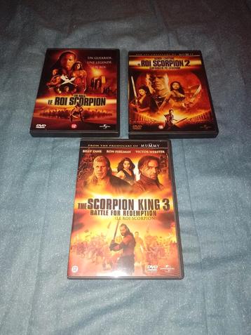 Te koop op dvd de Scorpion King-trilogie  beschikbaar voor biedingen