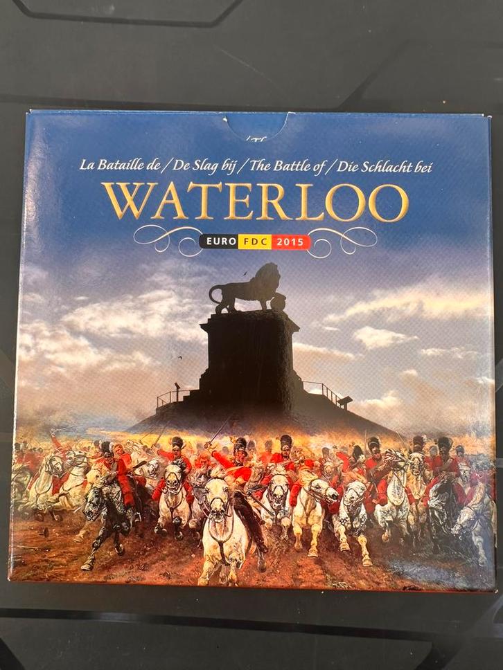 Speciale herdeninkgset slag van Waterloo, Postzegels en Munten, Munten | Europa | Euromunten, Ophalen of Verzenden
