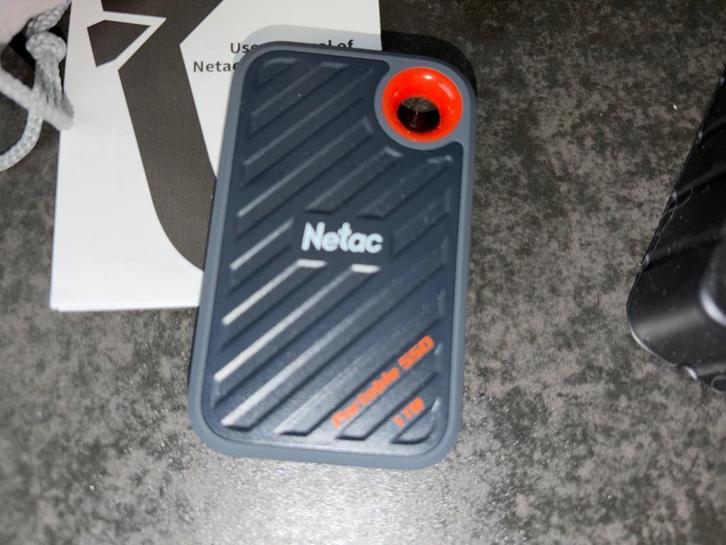 Netac ZX20 512 GB mini externe SSD, Computers en Software, Harde schijven, Nieuw, Extern, SSD, USB, Ophalen of Verzenden