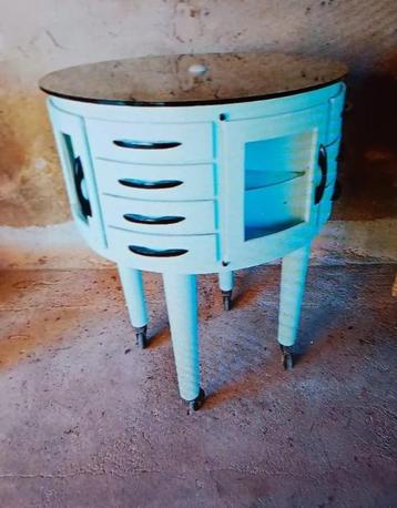 Girator Leon Martin tandarts opberg tafel vintage beschikbaar voor biedingen
