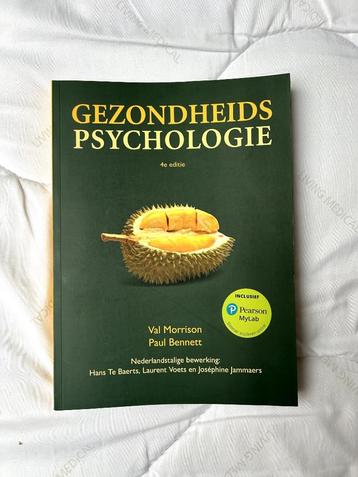 Gezondheidspsychologie 4e editie Val Morrison en Paul Bennet