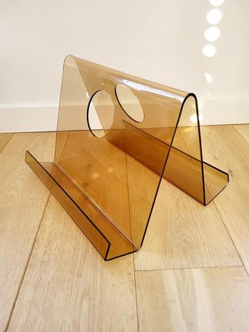 Space age plexi Magazine Rack of lectuurbak, jaren 1970, Mic beschikbaar voor biedingen