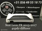 Seat Leon FR SPORT achterbumper origineel 2013-2017, Pare-chocs, Utilisé, Enlèvement ou Envoi, Arrière