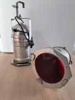 Studiolampen, set van twee stuks, Ophalen, Gebruikt, Metaal, Vintage, industrieel